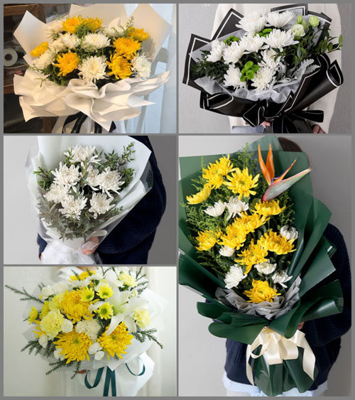 贵州毕节市黔西县太来乡沙寨村白事花束代送